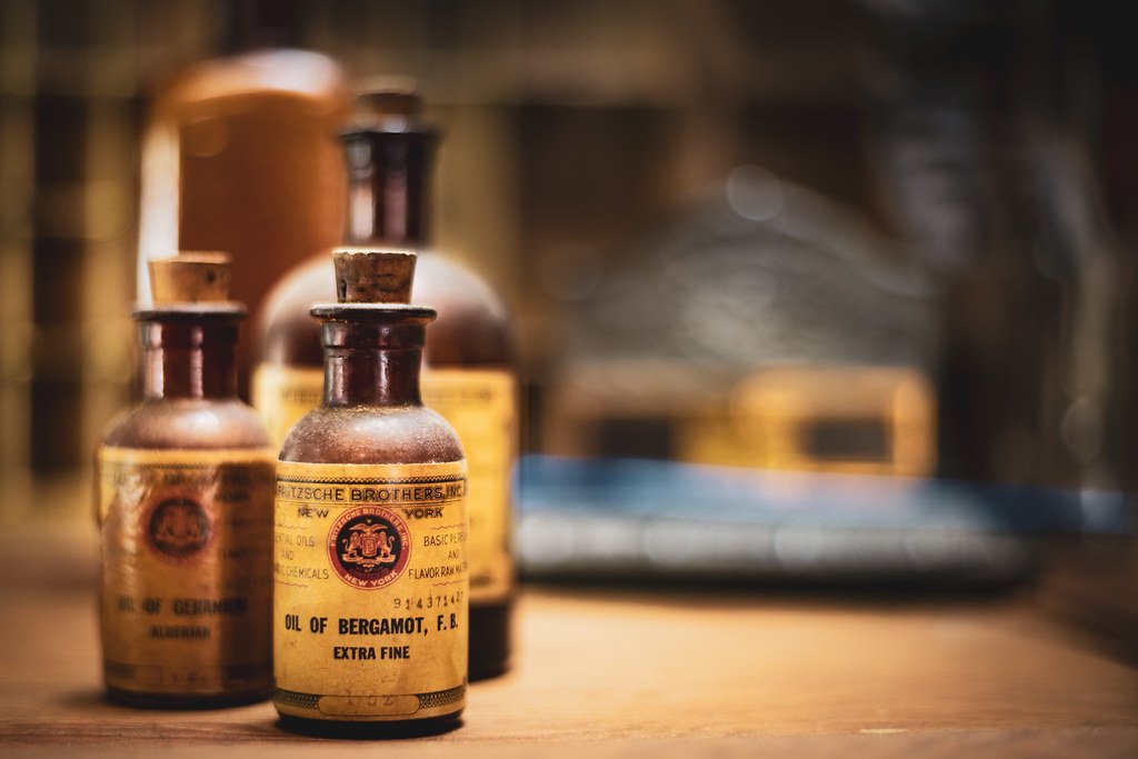 Botellas de vidrio ámbar farmacéutico